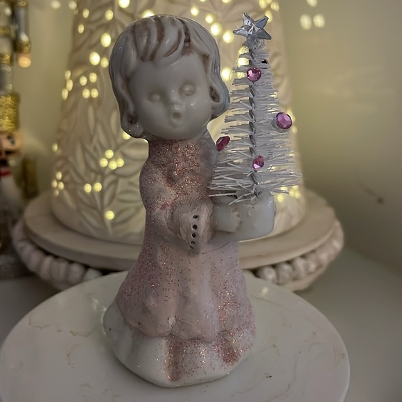 Handmade Choir Children Holiday Upcycle Candy Cane Christmas Tree Decor - Picture 2 of 8